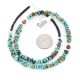 Certified Authentic Navajo .925 Sterling Silver Natural Turquoise Gold Stone Native American Necklace 390829376983