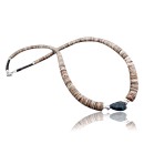 Certified Authentic Navajo .925 Sterling Silver Natural Turquoise Graduated Heishi Native American Necklace 370830288374