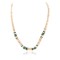 Certified Authentic Navajo .925 Sterling Silver Natural Turquoise Graduated Melon Shell and Heishi Native American Necklace 15845-7