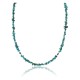 Certified Authentic Navajo .925 Sterling Silver Natural Turquoise Hematite Native American Necklace 371313869359
