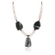 Certified Authentic Navajo .925 Sterling Silver Natural Turquoise Hematite Snowflake Stone and Pink Quartz Native American Necklace 15800-22 Certified Authentic Navajo .925 Sterling Silver Natural Turquoise Hematite Snowflake Stone and Pink Quartz Native American Necklace 15800-22
