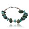 Certified Authentic Navajo .925 Sterling Silver Natural Turquoise Jade Native American Bracelet 390749487877
