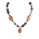 Certified Authentic Navajo .925 Sterling Silver Natural Turquoise Jasper Agate Native American Necklace 15218-40 Certified Authentic Navajo .925 Sterling Silver Natural Turquoise Jasper Agate Native American Necklace 15218-40