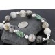 Certified Authentic Navajo .925 Sterling Silver Natural Turquoise Jasper Agate Native American Necklace 752100-20