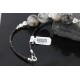 Certified Authentic Navajo .925 Sterling Silver Natural Turquoise Jasper Agate Native American Necklace 752100-20