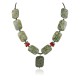 Certified Authentic Navajo .925 Sterling Silver Natural Turquoise Jasper Hematite Native American Necklace 750117-4 Certified Authentic Navajo .925 Sterling Silver Natural Turquoise Jasper Hematite Native American Necklace 750117-4