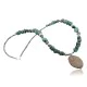Navajo .925 Sterling Silver Natural Turquoise Jasper Native American Necklace 15265-1