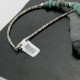 Certified Authentic Navajo .925 Sterling Silver Natural Turquoise Jasper Native American Necklace 15265-1
