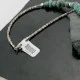 Navajo .925 Sterling Silver Natural Turquoise Jasper Native American Necklace 15265-1