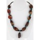 Certified Authentic Navajo .925 Sterling Silver Natural Turquoise Jasper Native American Necklace 15762-1