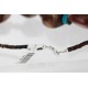 Certified Authentic Navajo .925 Sterling Silver Natural Turquoise Jasper Native American Necklace 15762-1