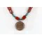 Navajo .925 Sterling Silver Natural Turquoise Jasper Native American Necklace 370990606239