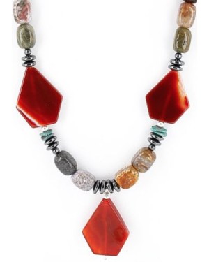 Certified Authentic Navajo .925 Sterling Silver Natural Turquoise Jasper Native American Necklace 371054289579