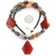 Certified Authentic Navajo .925 Sterling Silver Natural Turquoise Jasper Native American Necklace 371054289579