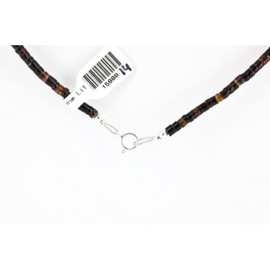 Certified Authentic Navajo .925 Sterling Silver Natural Turquoise Jasper Native American Necklace 371054289579