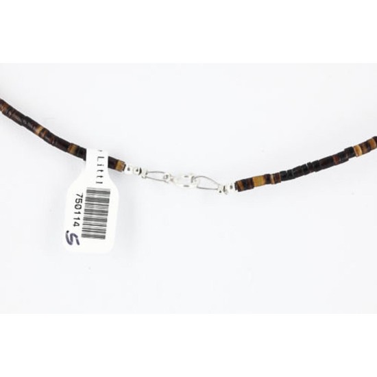 Certified Authentic Navajo .925 Sterling Silver Natural Turquoise Jasper Native American Necklace 390794816080