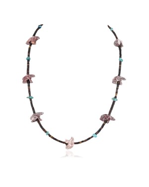 Certified Authentic Navajo .925 Sterling Silver Natural Turquoise Jasper Native American Necklace 390810418824