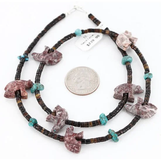 Navajo .925 Sterling Silver Natural Turquoise Jasper Native American Necklace 390810418824 Navajo .925 Sterling Silver Natural Turquoise Jasper Native American Necklace 390810418824