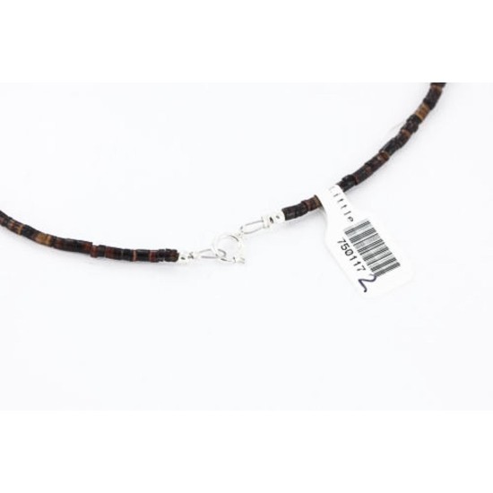 Certified Authentic Navajo .925 Sterling Silver Natural Turquoise Jasper Native American Necklace 750117-2