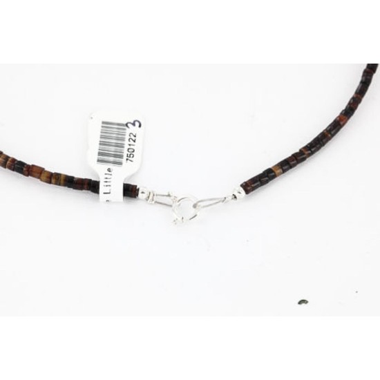 Certified Authentic Navajo .925 Sterling Silver Natural Turquoise Jasper Native American Necklace 750122-3 Certified Authentic Navajo .925 Sterling Silver Natural Turquoise Jasper Native American Necklace 750122-3