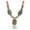 Certified Authentic Navajo .925 Sterling Silver Natural Turquoise Jasper Native American Necklace 750122-5