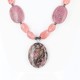 Certified Authentic Navajo .925 Sterling Silver Natural Turquoise Jasper Quartz Native American Necklace 15310-5