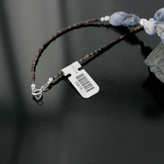 Certified Authentic Navajo .925 Sterling Silver Natural Turquoise Lapis Native American Necklace 370937888391