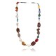 Certified Authentic Navajo .925 Sterling Silver Natural Turquoise MULICOLOR Native American Necklace 371005042775
