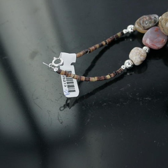 Certified Authentic Navajo .925 Sterling Silver Natural Turquoise Multi Color Native American Necklace 390676464910