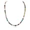 Certified Authentic Navajo .925 Sterling Silver Natural Turquoise Multicolor Chain Native American Necklace 14905-2