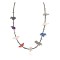 Certified Authentic Navajo .925 Sterling Silver Natural Turquoise Multicolor Stones Heishi Native American Necklace 16084-2