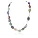 Certified Authentic Navajo .925 Sterling Silver Natural Turquoise Mutlicolor Native American Necklace 750111-5
