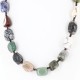 Certified Authentic Navajo .925 Sterling Silver Natural Turquoise Mutlicolor Native American Necklace 750111-5