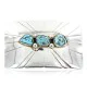 Navajo .925 Sterling Silver Natural Turquoise Native American Buckle 1194-1