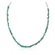 Certified Authentic Navajo .925 Sterling Silver Natural Turquoise Native American Necklace 18261