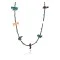 Navajo .925 Sterling Silver Natural Turquoise Native American Necklace 371011832312