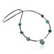 Certified Authentic Navajo .925 Sterling Silver Natural Turquoise Native American Necklace 390642566530
