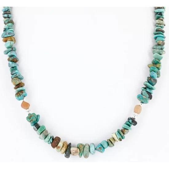 Navajo .925 Sterling Silver Natural Turquoise Native American Necklace 390828695060 Navajo .925 Sterling Silver Natural Turquoise Native American Necklace 390828695060