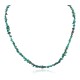 Certified Authentic Navajo .925 Sterling Silver Natural Turquoise Native American Necklace 750124-14
