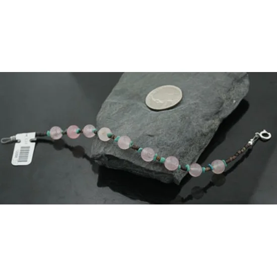 Navajo .925 Sterling Silver Natural Turquoise Native American Pink Quartz Bracelet 390733323087 Navajo .925 Sterling Silver Natural Turquoise Native American Pink Quartz Bracelet 390733323087