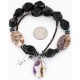 Certified Authentic Navajo .925 Sterling Silver Natural Turquoise ONYX, AMETHYST Native American Necklace 750121-6