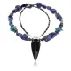 Navajo .925 Sterling Silver Natural Turquoise, Onyx and LAPIS Native American Necklace 371060794713 Navajo .925 Sterling Silver Natural Turquoise, Onyx and LAPIS Native American Necklace 371060794713