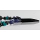 Certified Authentic Navajo .925 Sterling Silver Natural Turquoise, Onyx and LAPIS Native American Necklace 371060794713