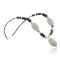 Navajo .925 Sterling Silver Natural Turquoise Onyx Native American Necklace 15151-10 Navajo .925 Sterling Silver Natural Turquoise Onyx Native American Necklace 15151-10