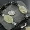 Navajo .925 Sterling Silver Natural Turquoise Onyx Native American Necklace 15151-10 Navajo .925 Sterling Silver Natural Turquoise Onyx Native American Necklace 15151-10
