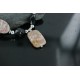 Certified Authentic Navajo .925 Sterling Silver Natural Turquoise Onyx Native American Necklace 15215-19