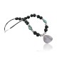 Certified Authentic Navajo .925 Sterling Silver Natural Turquoise Onyx Native American Necklace 370924130216