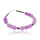 Certified Authentic Navajo .925 Sterling Silver Natural Turquoise Purple Agate Native American Bracelet 370989751703