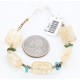 Certified Authentic Navajo .925 Sterling Silver NATURAL Turquoise QUARTZ Native American Bracelet 390789005028