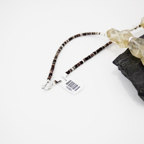 Certified Authentic Navajo .925 Sterling Silver Natural Turquoise Quarz Native American Necklace 370957615940